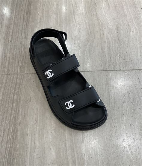 chanel rubber sandals|chanel sandals shop online.